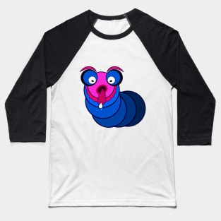 Playful Thirsty Caterpillar Baseball T-Shirt